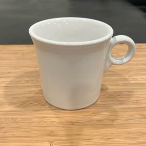 Vintage Fiestaware Homer Laughlin China Co. Ring White Mug